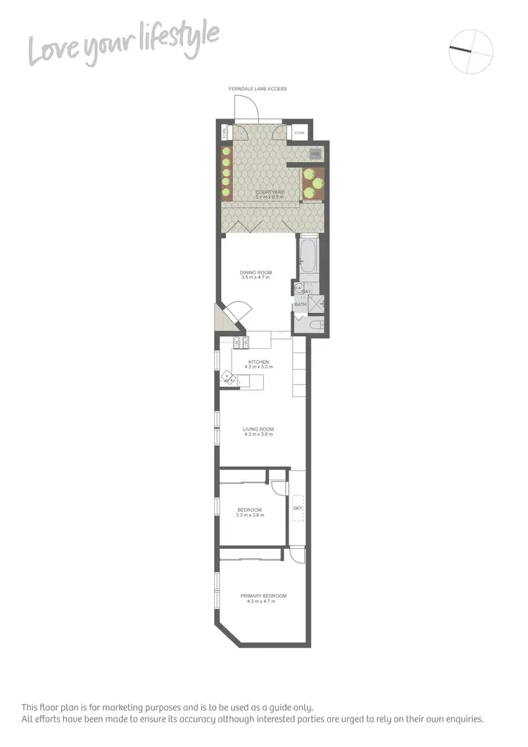 Floorplan of Homely house listing, 10 Ferndale Street, Newtown NSW 2042
