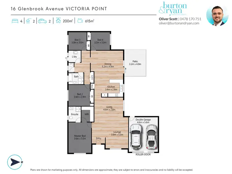 Floorplan of Homely house listing, 16 Glenbrook Avenue, Victoria Point QLD 4165