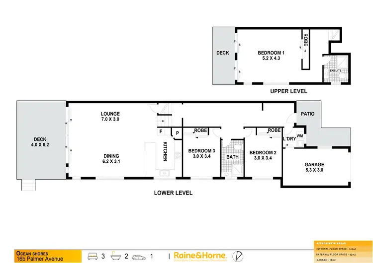 Floorplan of Homely house listing, 16B Palmer Avenue, Ocean Shores NSW 2483