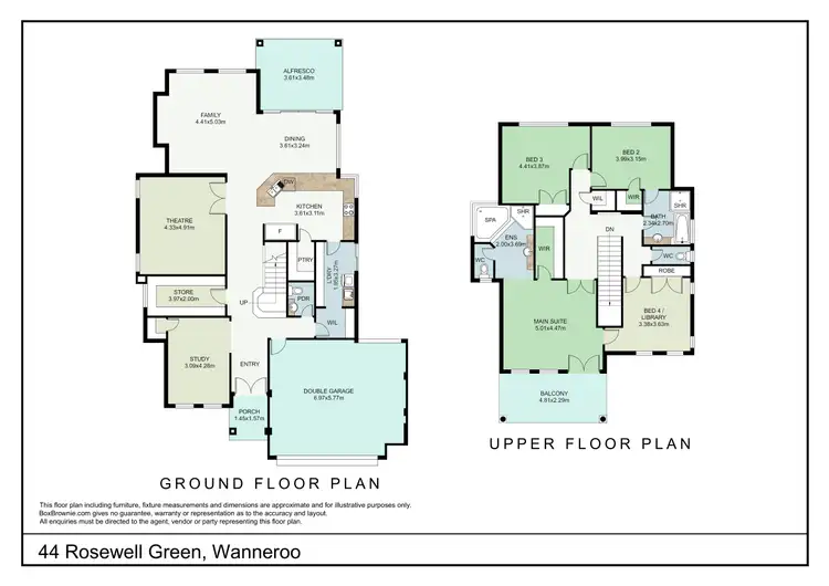 Floorplan of Homely house listing, 44 Rosewell Green, Wanneroo WA 6065