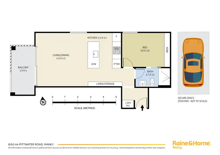 Floorplan of Homely apartment listing, 8/62-64 Pittwater Road, Manly NSW 2095