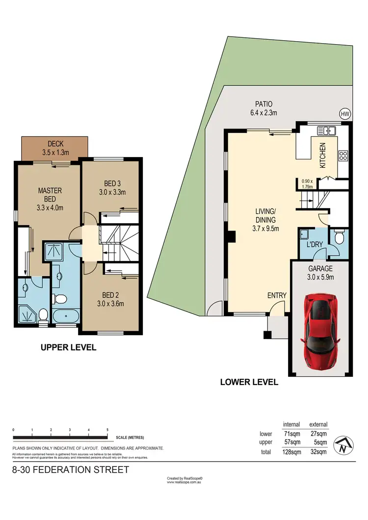 Floorplan of Homely townhouse listing, 8/30 Federation Street, Wynnum West QLD 4178
