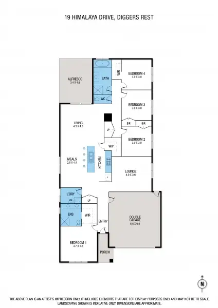 Floorplan of Homely house listing, 19 Himalaya Drive, Diggers Rest VIC 3427