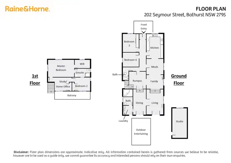 Floorplan of Homely house listing, 202 Seymour Street, Bathurst NSW 2795