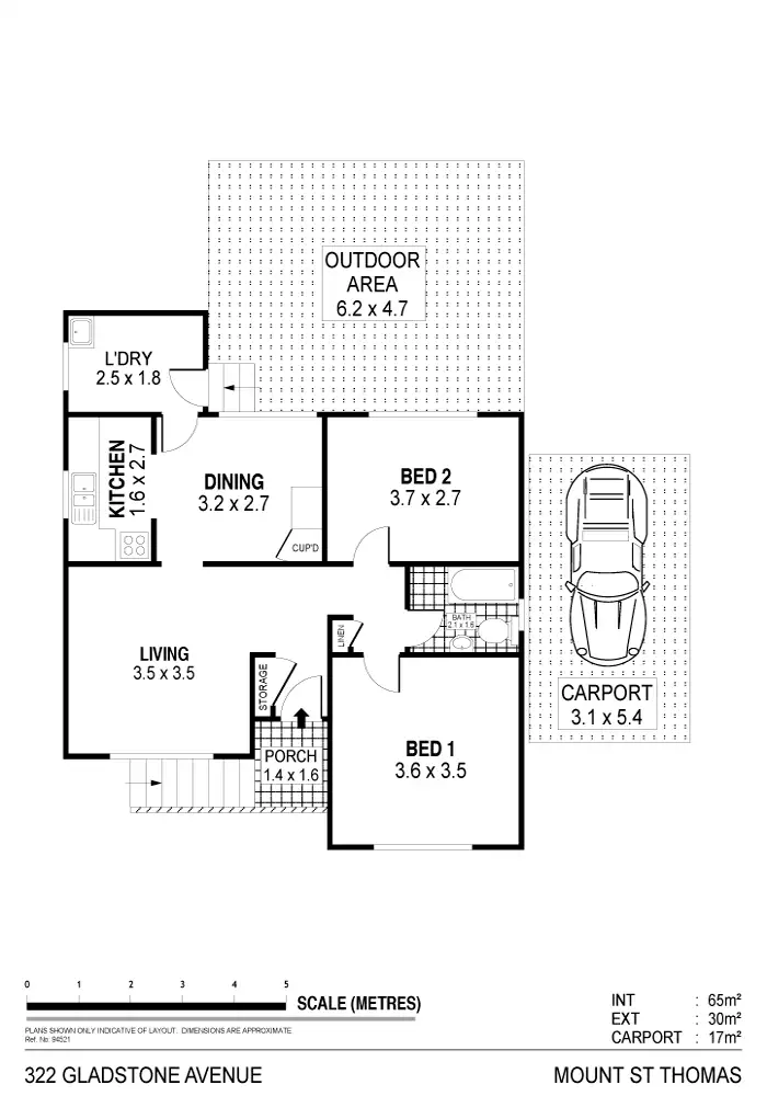 Floorplan of Homely house listing, 322 Gladstone Avenue, Mount Saint Thomas NSW 2500