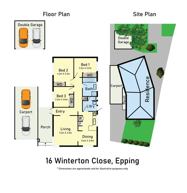 Floorplan of Homely house listing, 16 Winterton Close, Epping VIC 3076