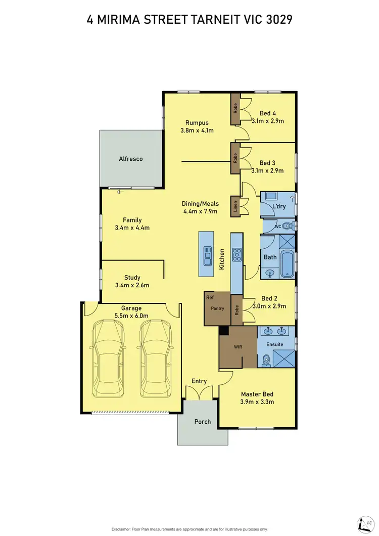 Floorplan of Homely house listing, 4 Mirima Street, Tarneit VIC 3029