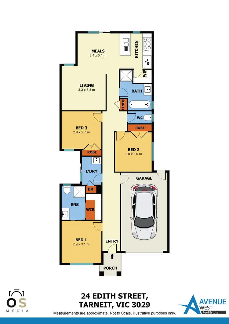 Floorplan of Homely house listing, 24 Edith Street, Tarneit VIC 3029
