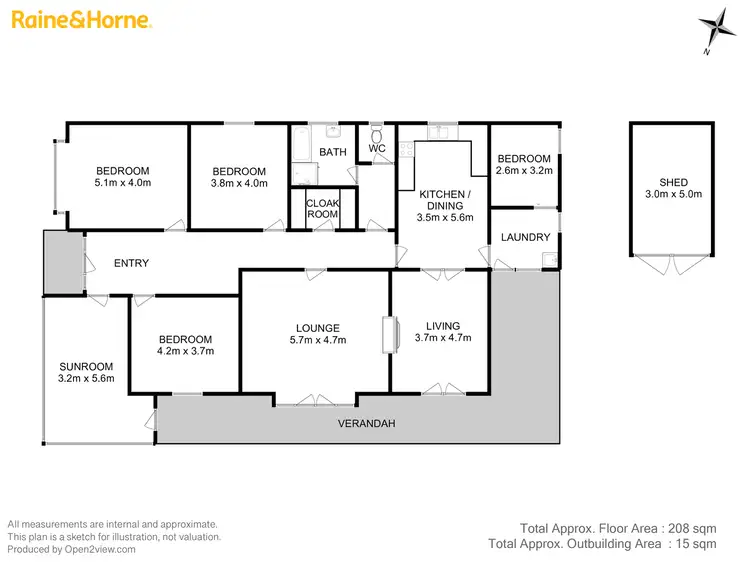 Floorplan of Homely house listing, 11 Sharps Road, Lenah Valley TAS 7008