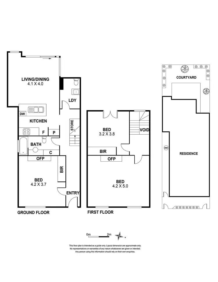 Floorplan of Homely house listing, 201 George Street, Fitzroy VIC 3065