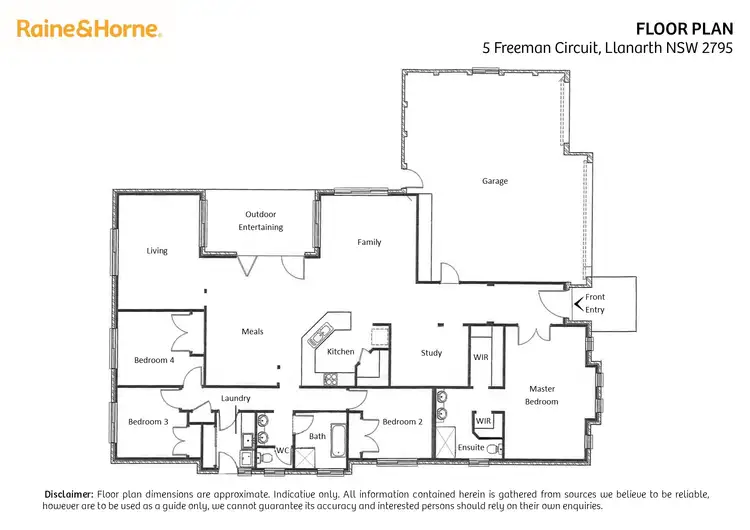 Floorplan of Homely house listing, 5 Freeman Circuit, Llanarth NSW 2795