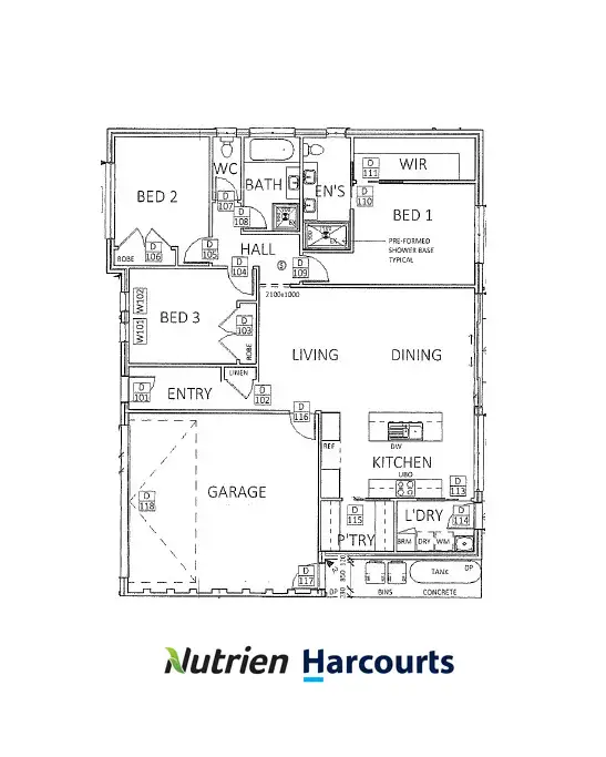 Floorplan of Homely house listing, 48 Henry Street, Koo Wee Rup VIC 3981