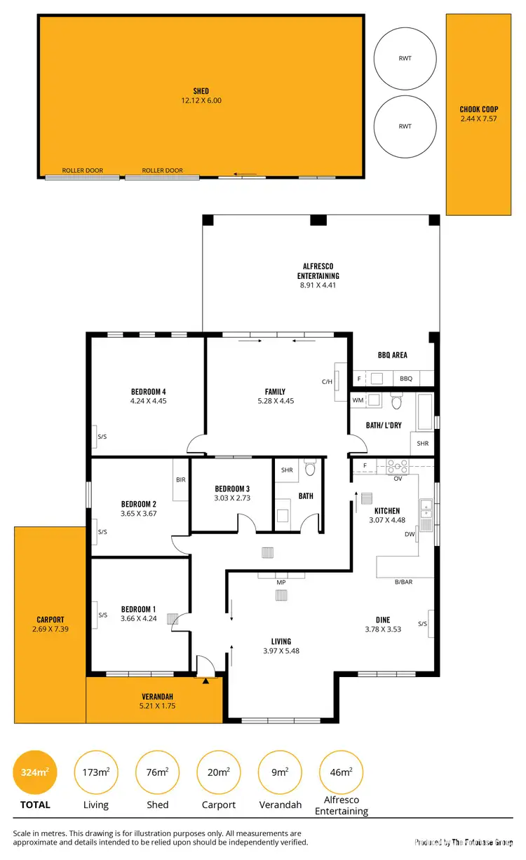 Floorplan of Homely house listing, 16 Broughton Avenue, Mitcham SA 5062