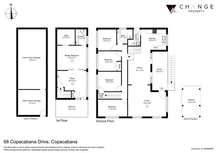 Floorplan of Homely house listing, 68 Copacabana Drive, Copacabana NSW 2251