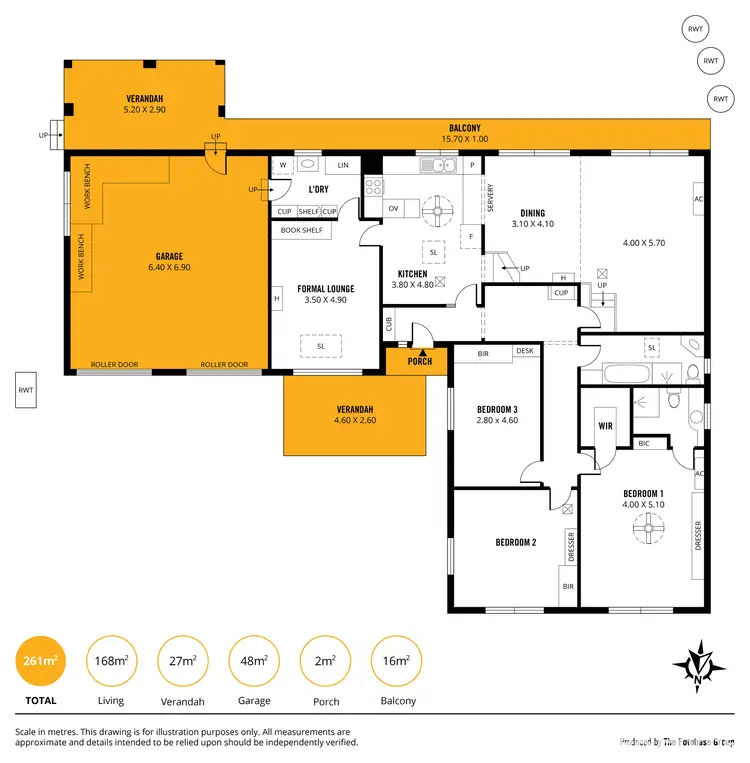 Floorplan of Homely house listing, 6 Louis Avenue, Hawthorndene SA 5051