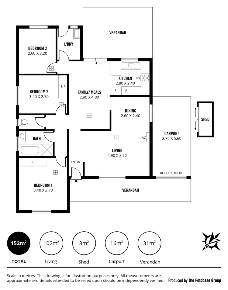 Floorplan of Homely house listing, 4 Middlebrook Court, Woodcroft SA 5162