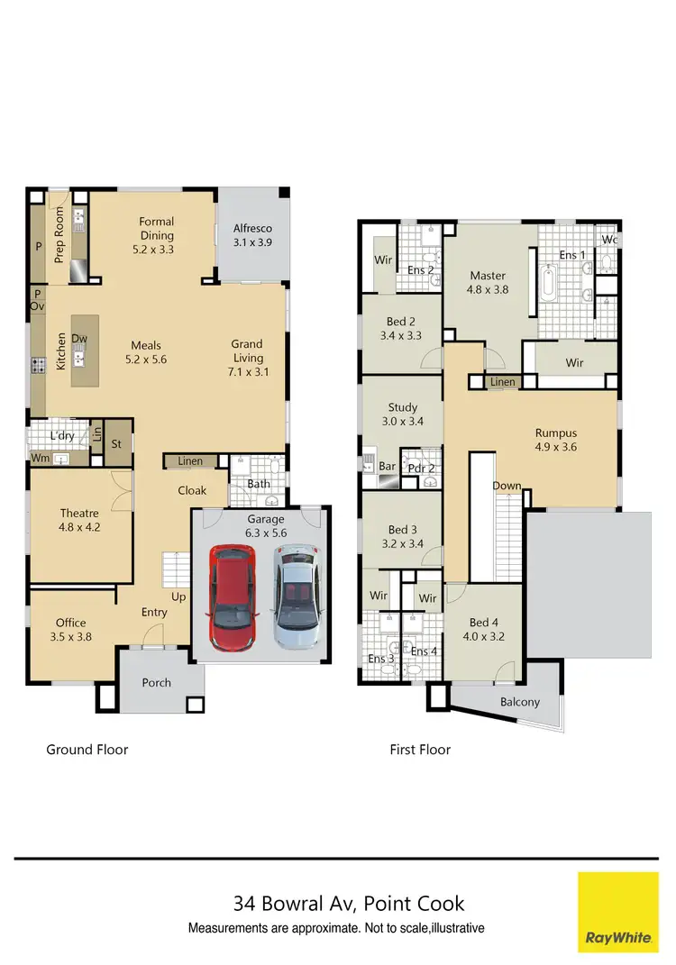Floorplan of Homely house listing, 34 Bowral Avenue, Point Cook VIC 3030