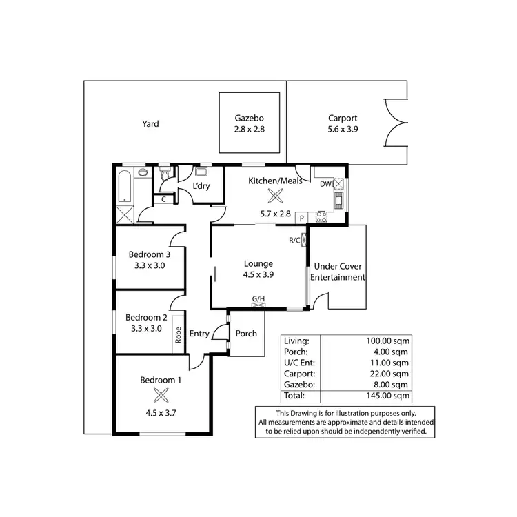 Floorplan of Homely house listing, 14 Renown Avenue, Clovelly Park SA 5042