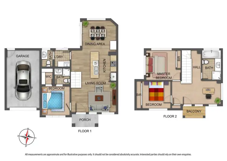 Floorplan of Homely townhouse listing, 1/16 Cowper Avenue, St Albans VIC 3021