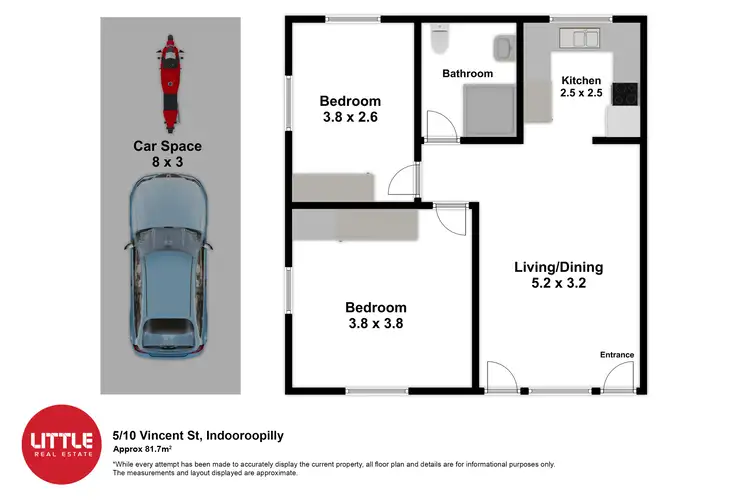 Floorplan of Homely apartment listing, 5/10 Vincent Street, Indooroopilly QLD 4068