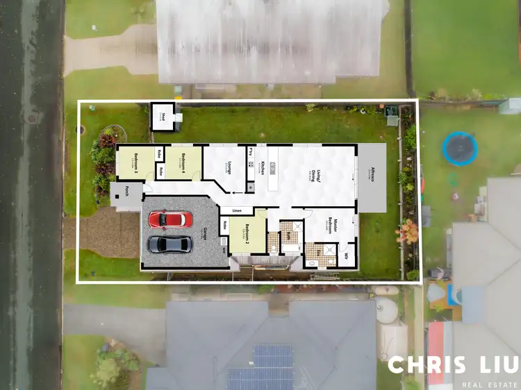 Floorplan of Homely house listing, 34 Stoneleigh Way, Holmview QLD 4207