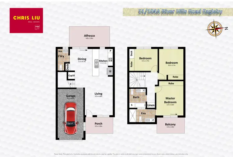 Floorplan of Homely house listing, 51/104a River Hills Road, Eagleby QLD 4207