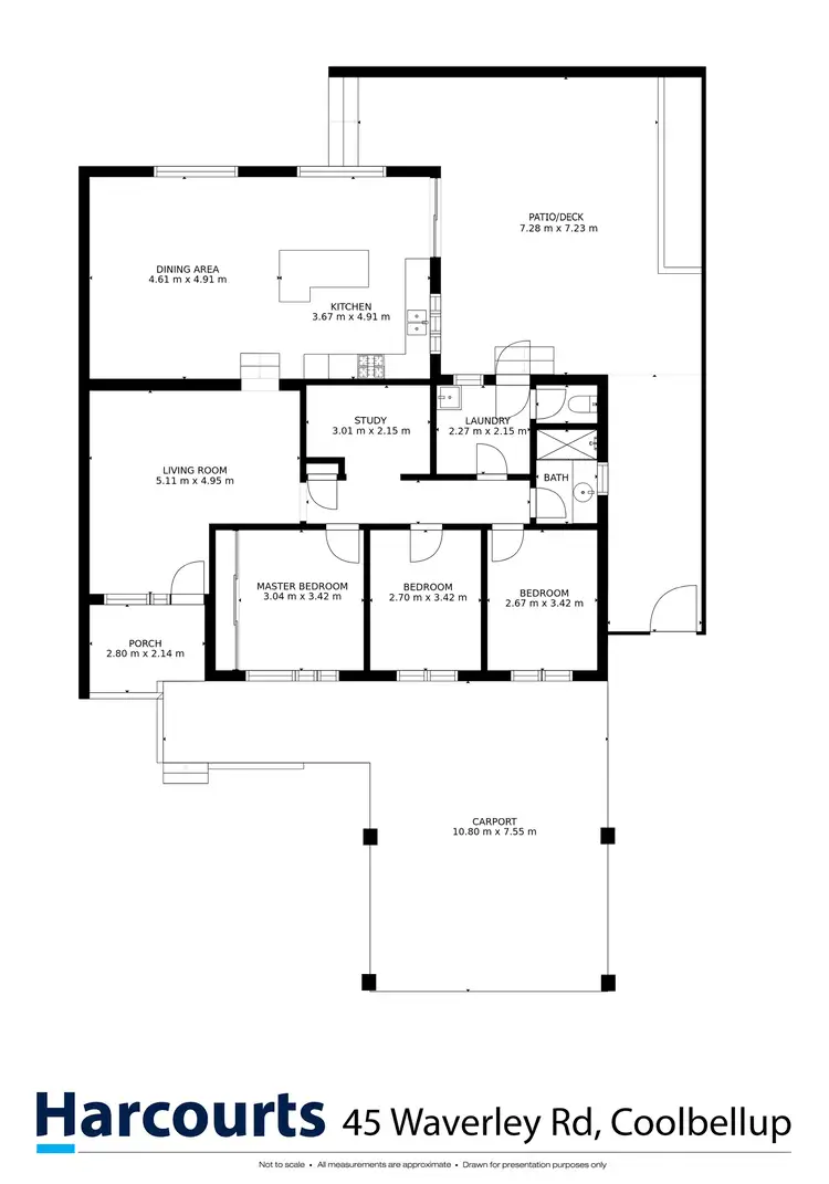 Floorplan of Homely house listing, 45 Waverley Road, Coolbellup WA 6163