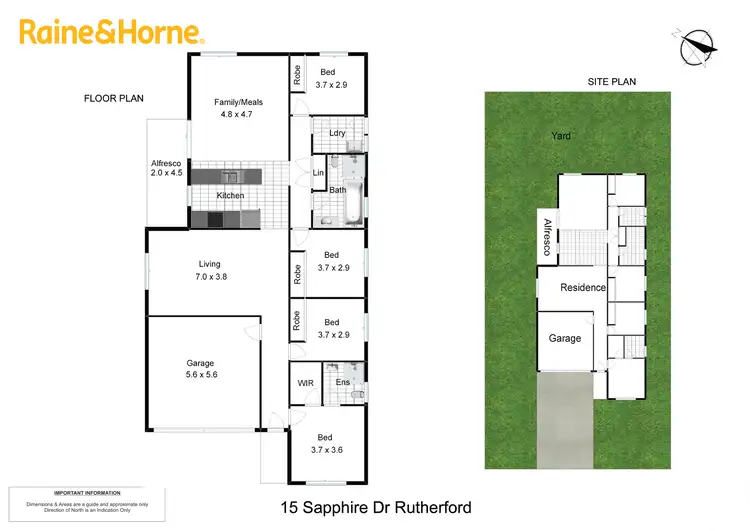 Floorplan of Homely house listing, 15 Sapphire Drive, Rutherford NSW 2320