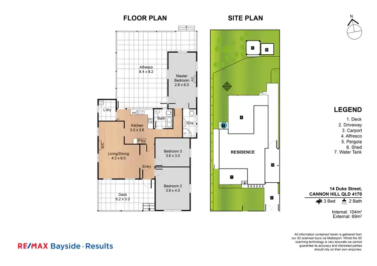 Floorplan of Homely house listing, 14 Duke Street, Cannon Hill QLD 4170