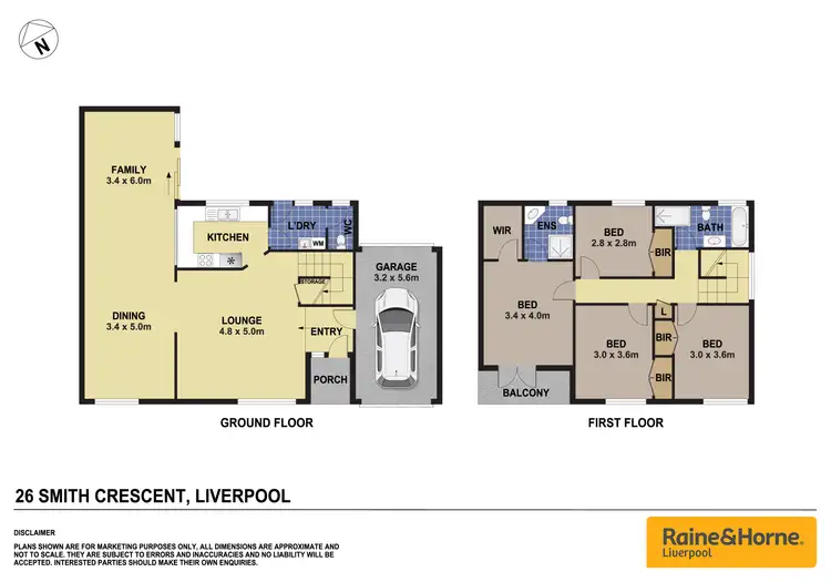 Floorplan of Homely house listing, 26 Smith Crescent, Liverpool NSW 2170