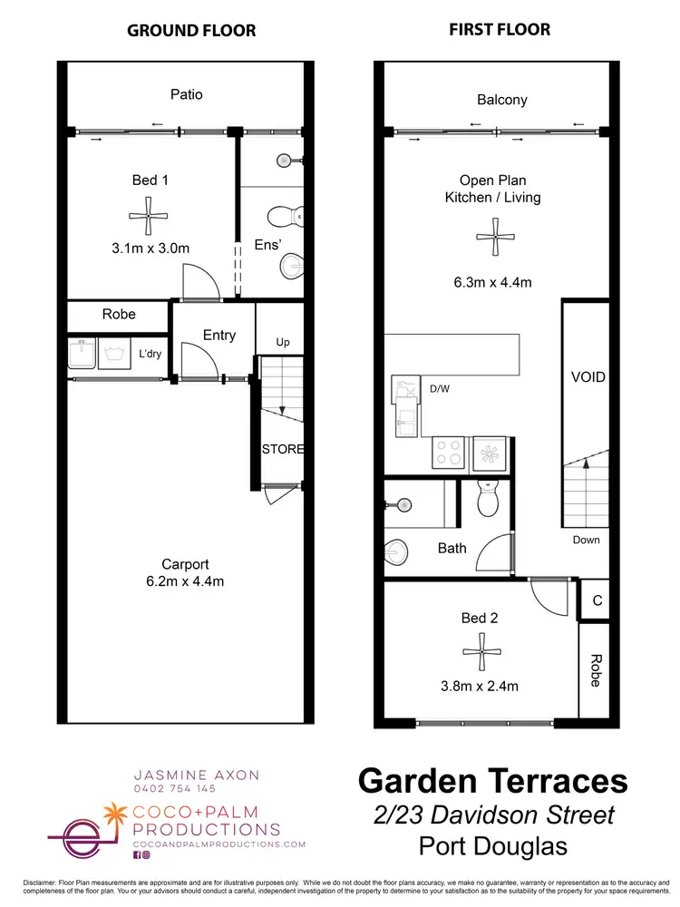 Floorplan of Homely unit listing, 2/23 Davidson Street (GARDEN TERRACES), Port Douglas QLD 4877
