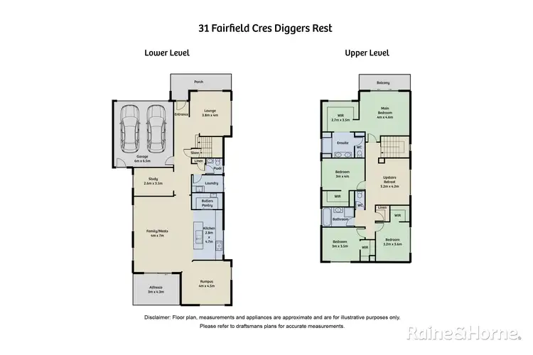 Floorplan of Homely house listing, 31 Fairfield Crescent, Diggers Rest VIC 3427