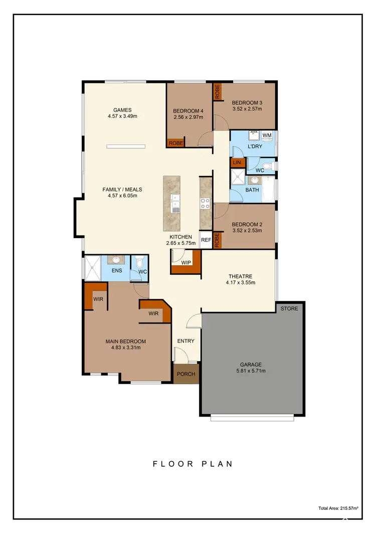 Floorplan of Homely house listing, 16 Banker Street, Byford WA 6122