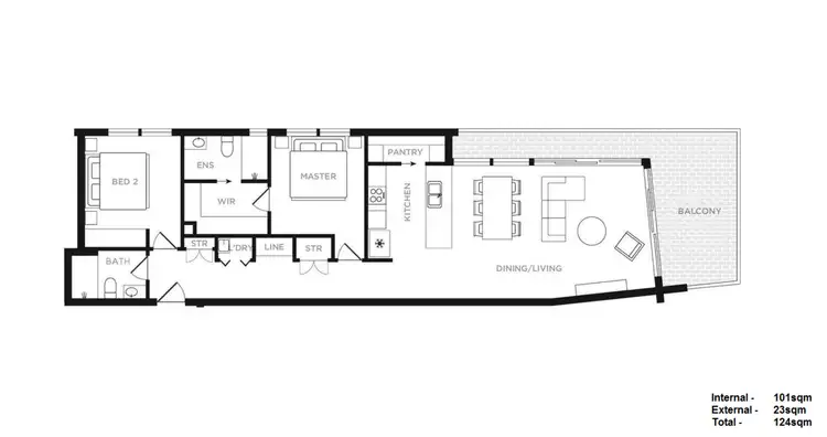 Floorplan of Homely unit listing, 5/15 Saltair Street, Kings Beach QLD 4551