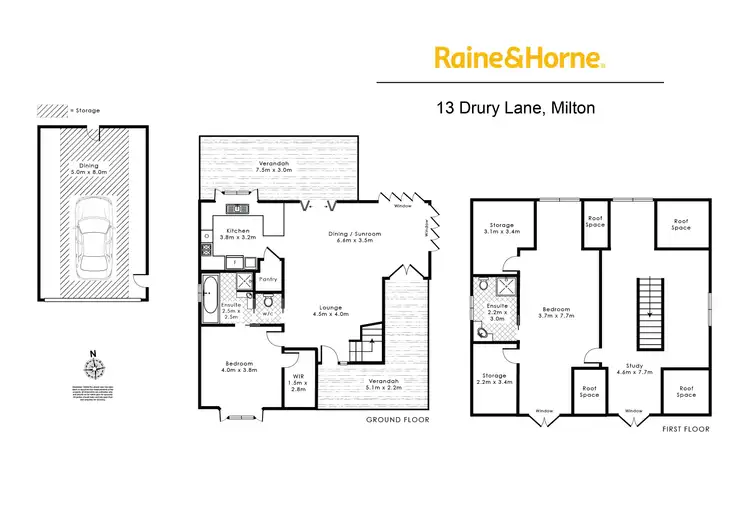 Floorplan of Homely house listing, 13 Drury Lane, Milton NSW 2538