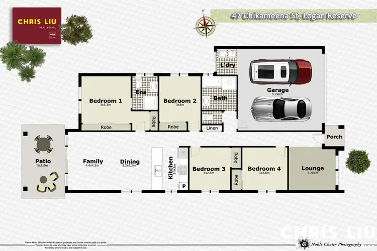 Floorplan of Homely house listing, 47 Chikameena Street, Logan Reserve QLD 4133