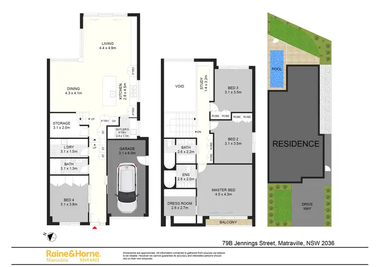 Floorplan of Homely house listing, 79B Jennings Street, Matraville NSW 2036