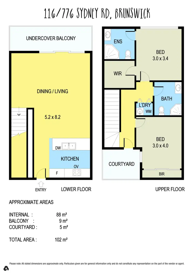 Floorplan of Homely apartment listing, 116/776 Sydney Road, Brunswick VIC 3056