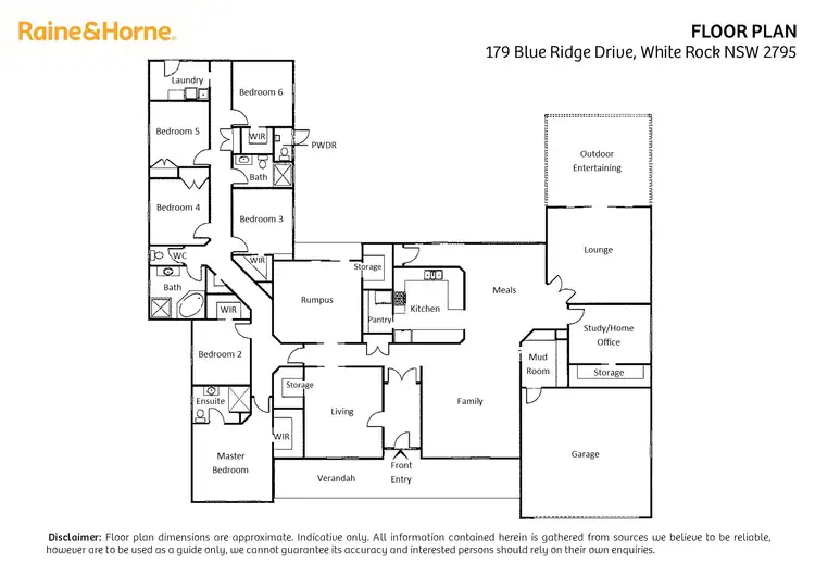 Floorplan of Homely house listing, 179 Blue Ridge Drive, White Rock NSW 2795