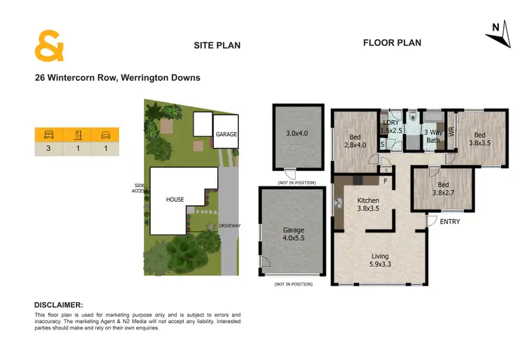 Floorplan of Homely house listing, 26 Wintercorn Row, Werrington Downs NSW 2747