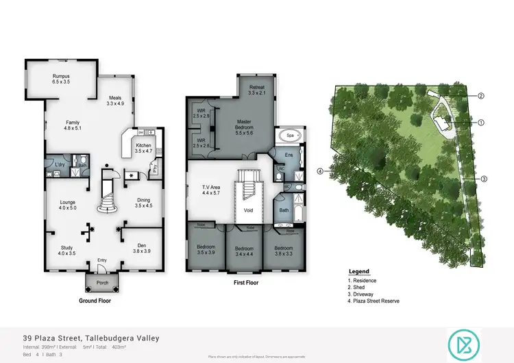 Floorplan of Homely house listing, 39 Plaza Street, Tallebudgera Valley QLD 4228