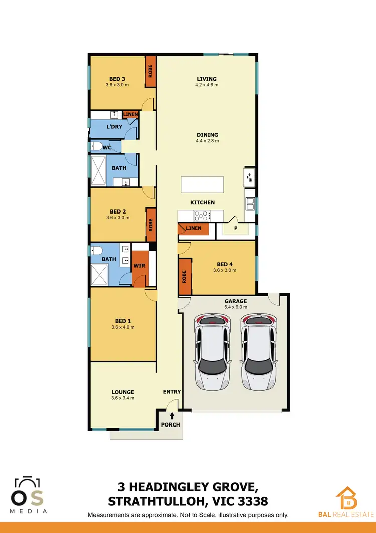 Floorplan of Homely house listing, 3 Headingley Grove, Strathtulloh VIC 3338