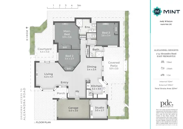 Floorplan of Homely house listing, 5/54 Alexandra Road, East Fremantle WA 6158