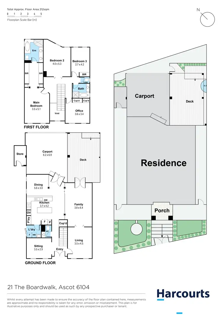 Floorplan of Homely house listing, 21 The Boardwalk, Ascot WA 6104