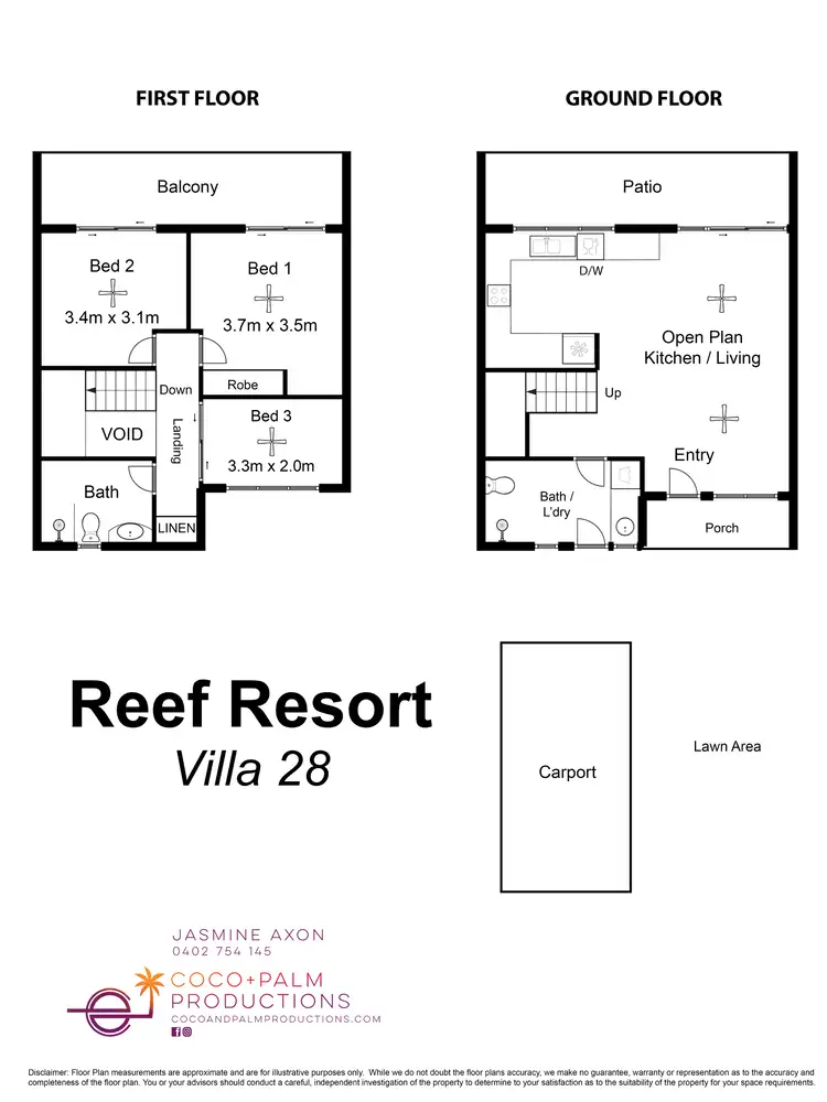 Floorplan of Homely unit listing, 28/121-137 Port Douglas Road (Reef Resort), Port Douglas QLD 4877
