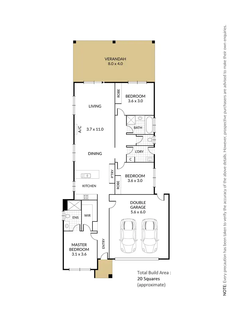 Floorplan of Homely house listing, 3 Cascade Avenue, Wallan VIC 3756