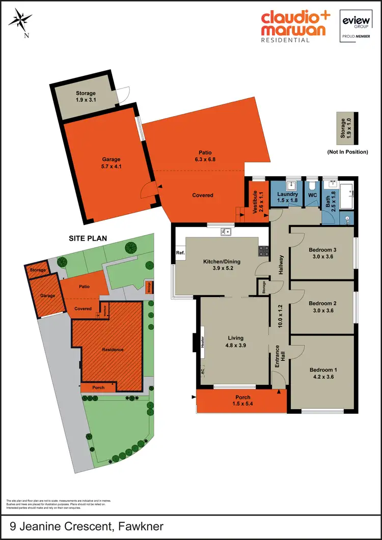 Floorplan of Homely house listing, 9 Jeanine Crescent, Fawkner VIC 3060