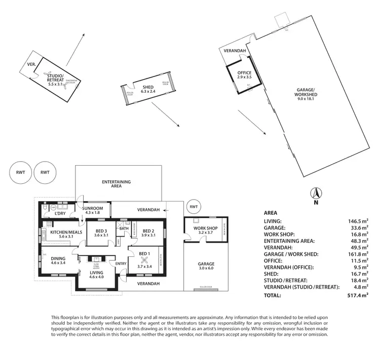 Floorplan of Homely house listing, 867c Callington Road, Hartley SA 5255