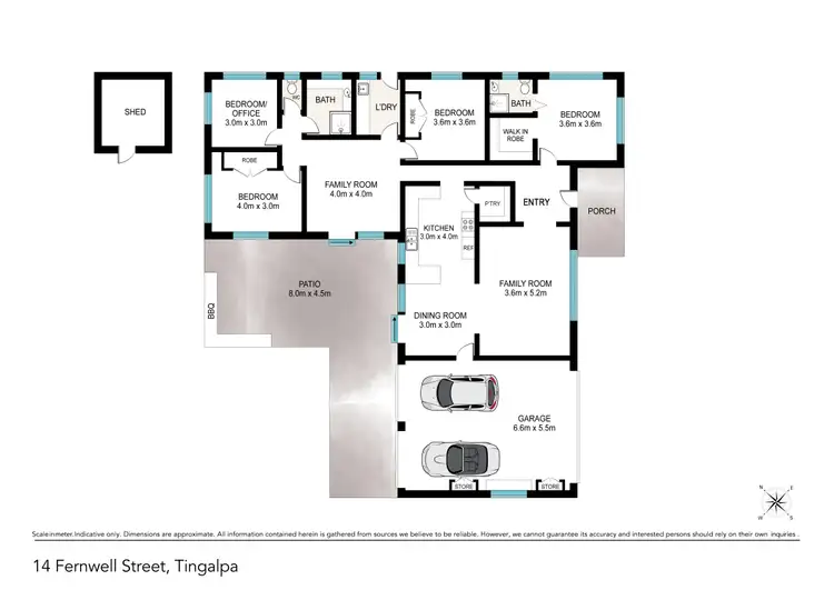 Floorplan of Homely house listing, 14 Fernwell Street, Tingalpa QLD 4173