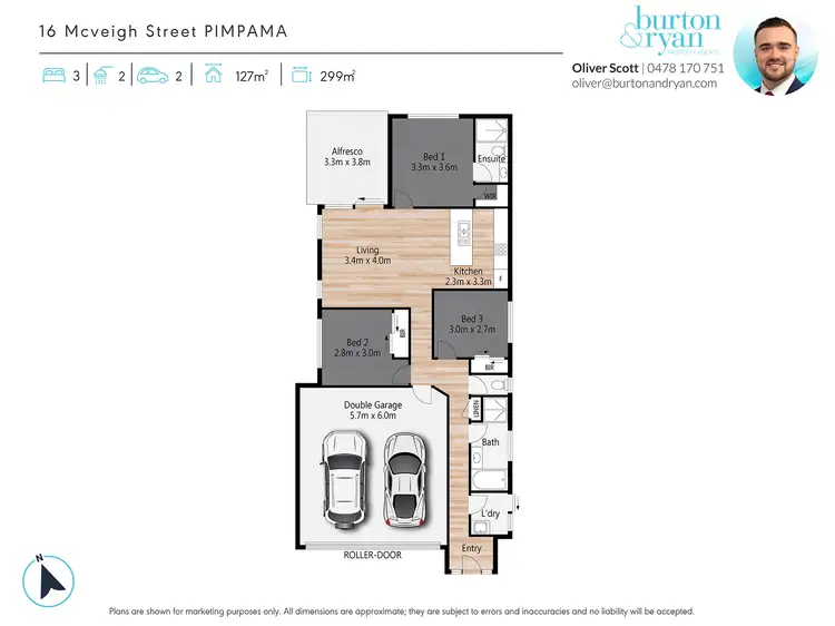 Floorplan of Homely house listing, 16 McVeigh Street, Pimpama QLD 4209